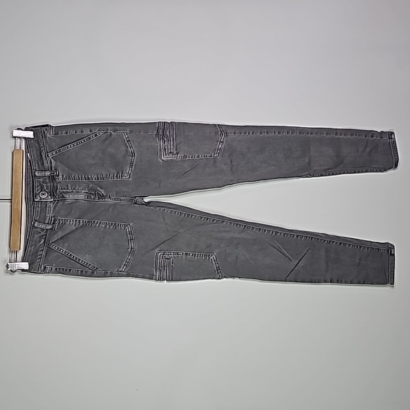 American Eagle next level stretch size 4 gray high rise jeggings - Picture 1 of 8